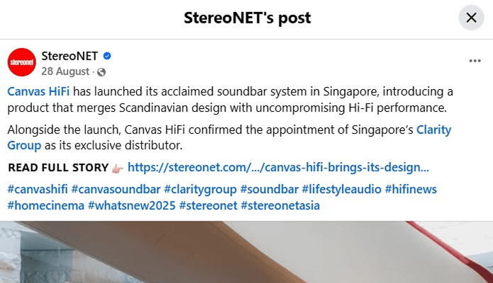 Canvas HiFi StereoNet facebook 28 Aug