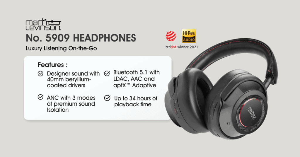 Mark Levinson No 5909 Headphones 1 Mark Levinson No. 5909 Headphones Banner
